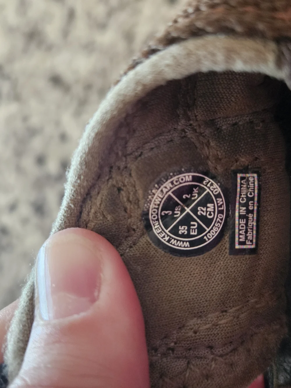 Keen Brown and Gray Kids Closed-Toe Sandals